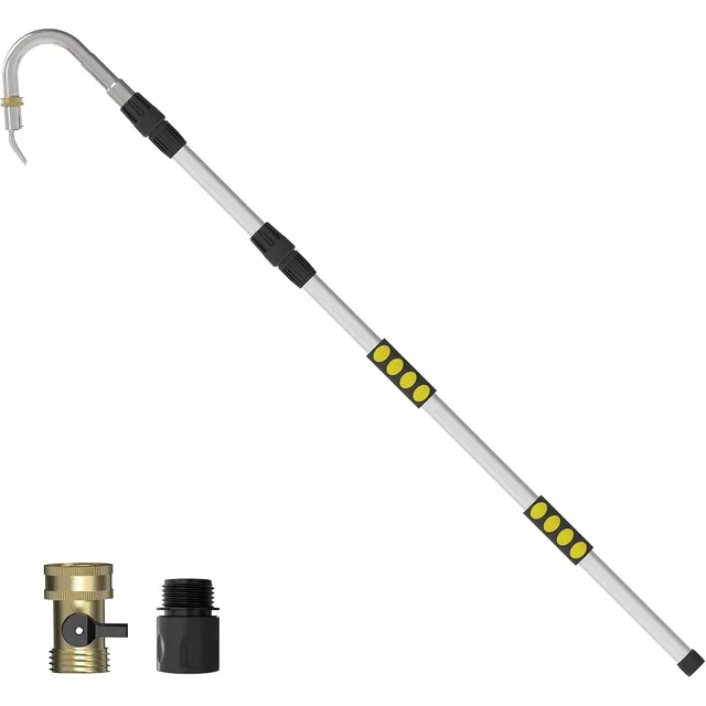 SISUPASSIE Gutter Cleaning Wand – 16 ft pole