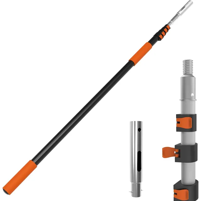 SISUPASSIE Heavy-Duty Telescopic Pool Pole – 12 ft pole