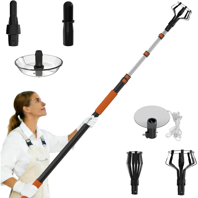 SISUPASSIE Light Bulb Changer Kit with Disc – 12 ft pole