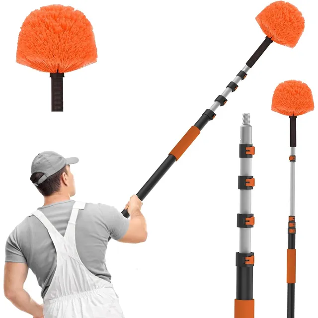 SISUPASSIE Cobweb Duster with Extension Pole – 3.6 m pole