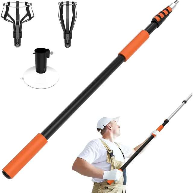 SISUPASSIE Light Bulb Changer for High Ceilings – 12 ft pole