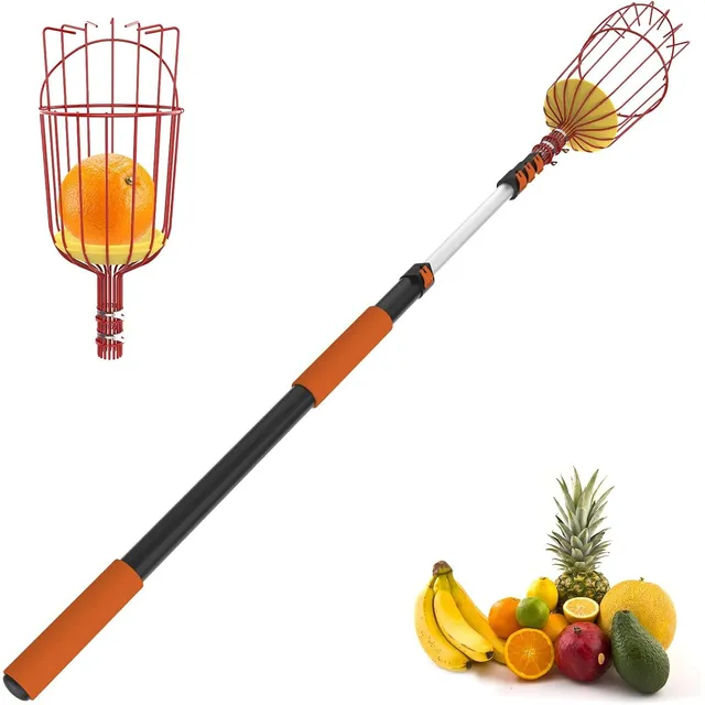SISUPASSIE Telescopic Fruit Picker – 12 ft pole