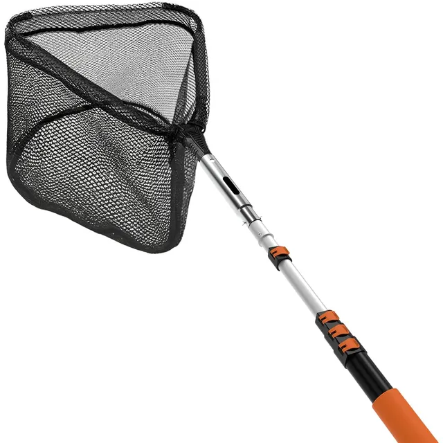 SISUPASSIE Pool Skimmer Net with Telescopic Pole – 20 ft pole