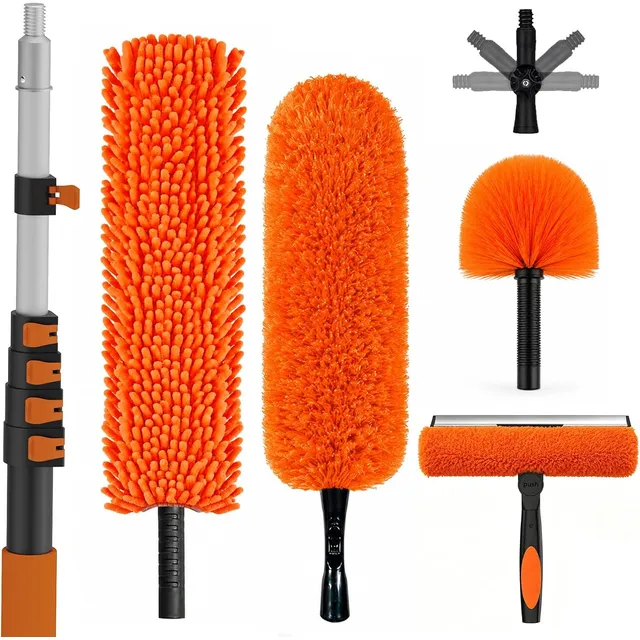 SISUPASSIE High Ceiling Duster & Window Kit – 7.2 m pole